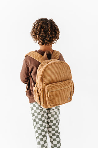 The Play Date Mini Backpack- Rust Camel