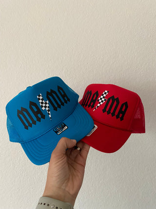 Mama bolt trucker hat