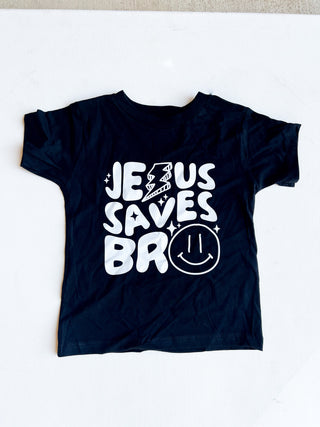 “Jesus Saves Bro” Graphic Tee (MTO)